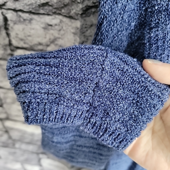 Calvin Klein Womens Blue V Neck Sweater Size XXL - Picture 3 of 9